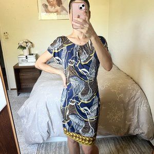 Hale Bob 100% Silk DVF Style Dress | XS